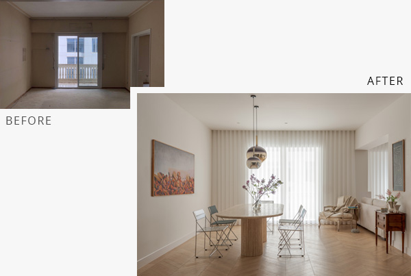 BEFORE AND AFTER – REFINED LUXURY